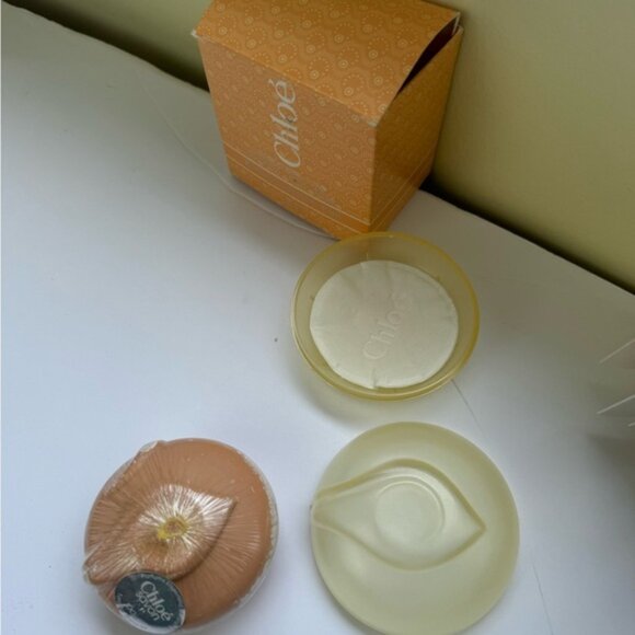 Chloe Vintage NEW 1980s Soap Luxury Case Soap Dish Sealed 3.5oz 100g Parfums - Picture 10 of 16